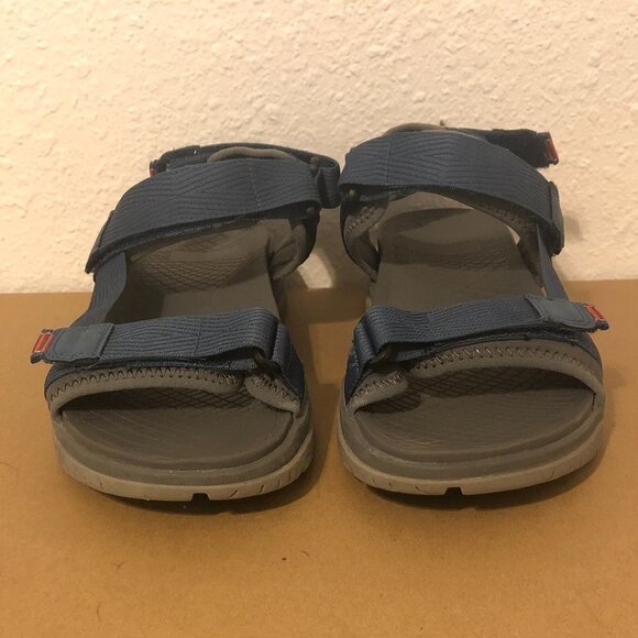 EARTH ORIGINS Sandals Men's Size 9 Blue Bostonian Bowen Sport Hook & Loop - Picture 3 of 11